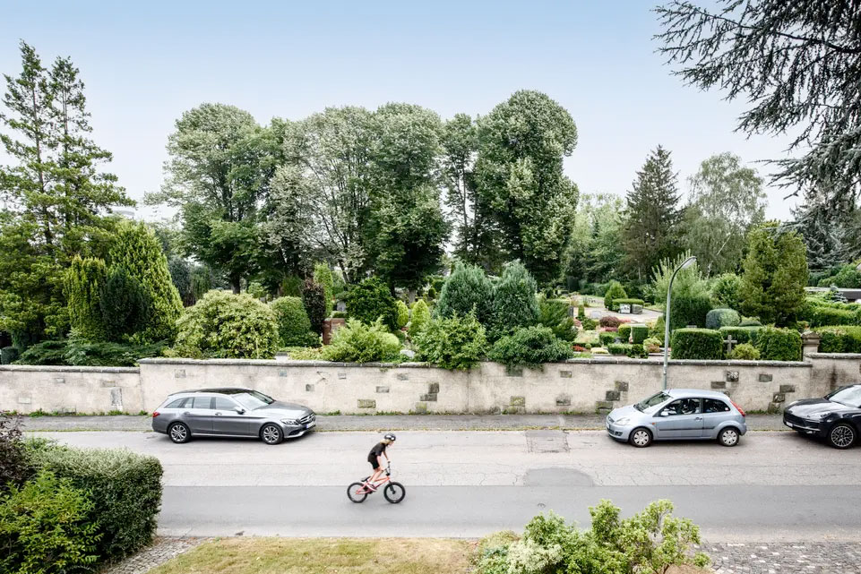 Unternehmer-Villa in Wattenscheid Sicht zur Strasse nach vorne