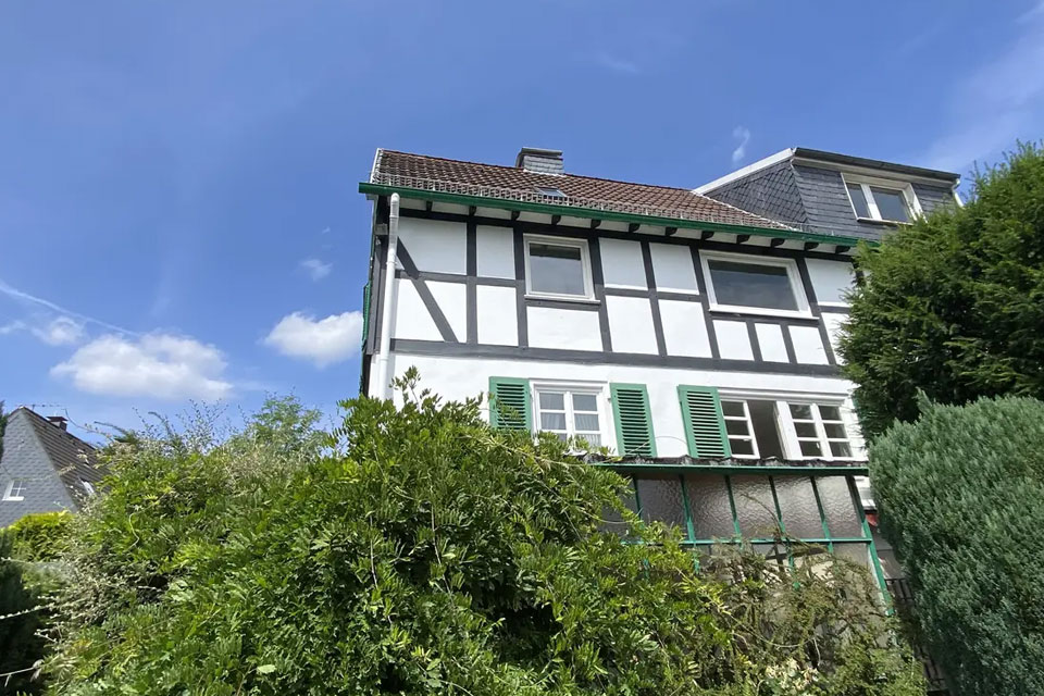Doppelhaushälfte am Uellendahl Gartenseite