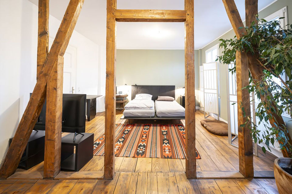 Schoene Aussicht Immobilie Luisenviertel - Master-Schlafzimmer