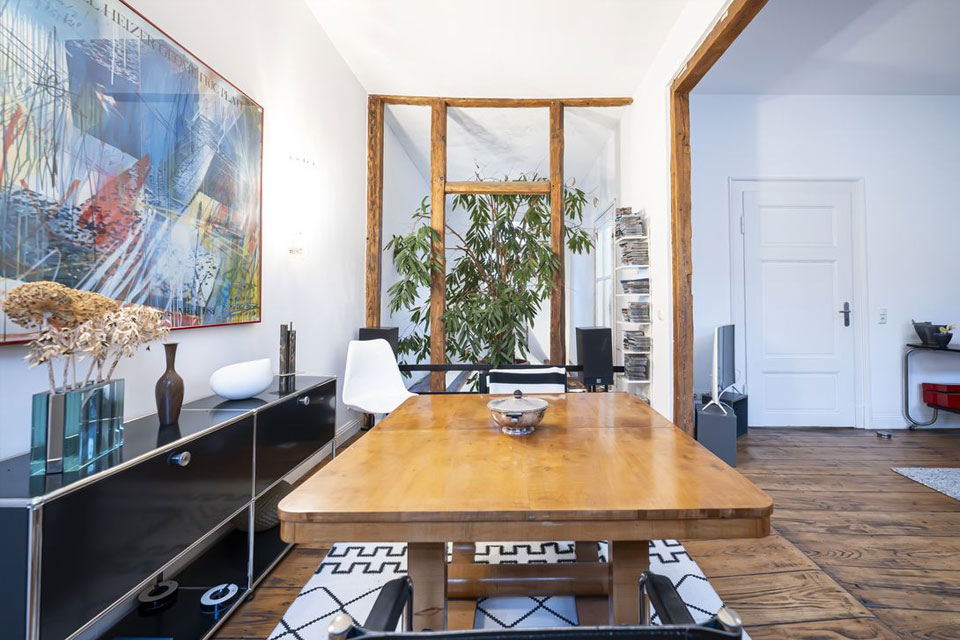 Schoene Aussicht Immobilie Luisenviertel - Essbereich