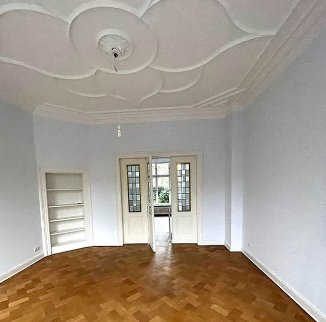 Schöne Aussicht Immobilien-Immobilie Roonstrasse- repräsantives Wohnzimmer