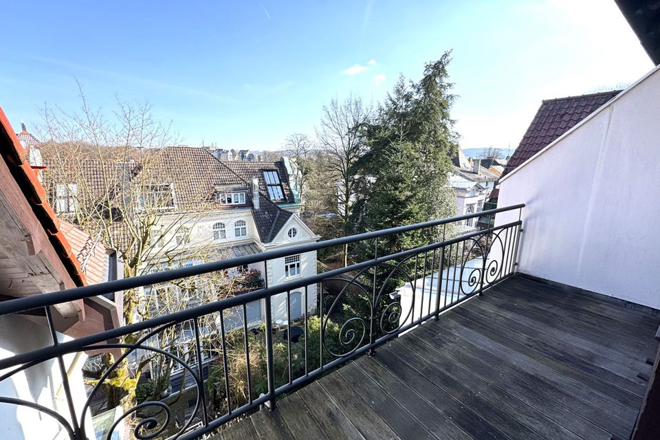Schöne Aussicht Immobilien-Immobilie Briller Viertel Wuppertal - Balkon