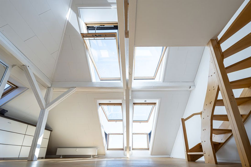 Schöne Aussicht Immobilien-Immobilie Briller Viertel Wuppertal - Atelier mit Dachfenstern
